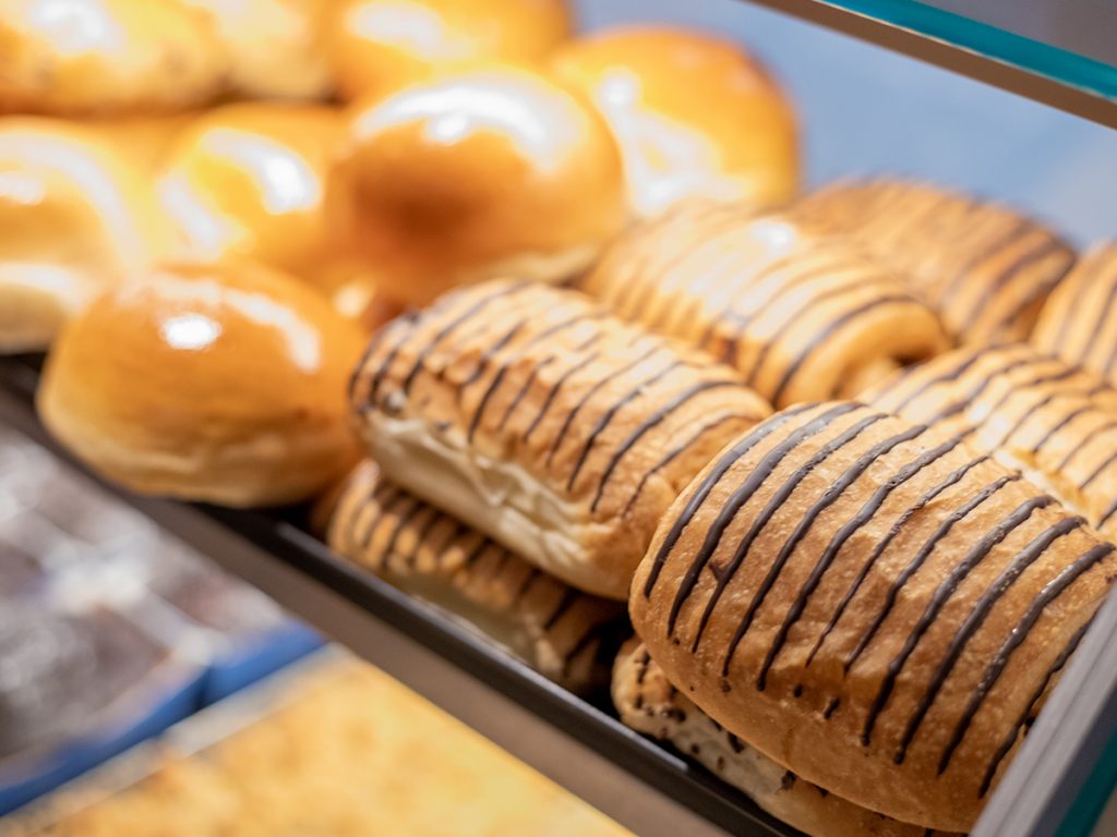 Schokobrötchen in der Auslage| Dördelmann Backwaren Vertriebs GmbH & Co. KG – An der Bewer 10 – 59069 Hamm